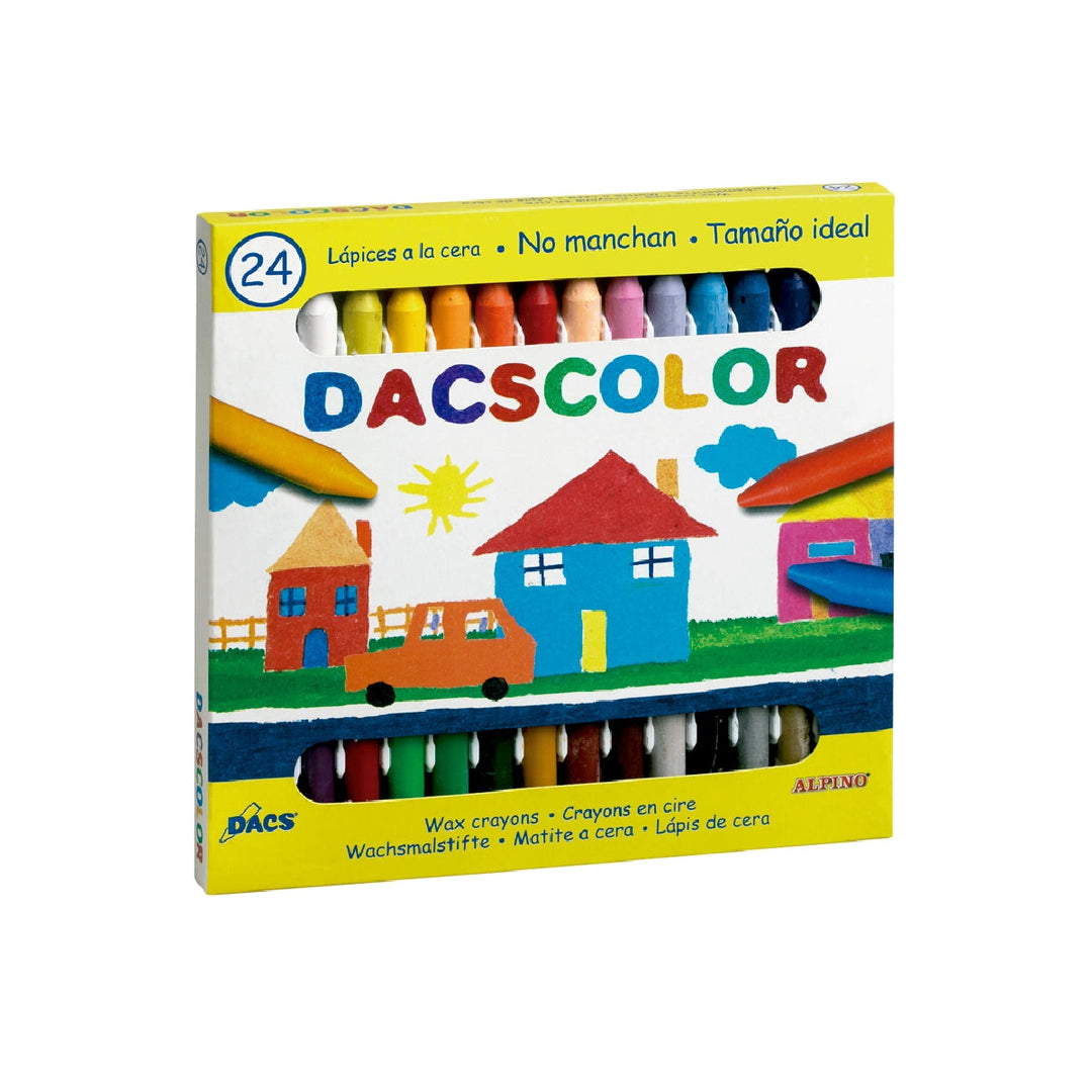 CERA - Lapices Cera Dacscolor Caja de 24 Colores