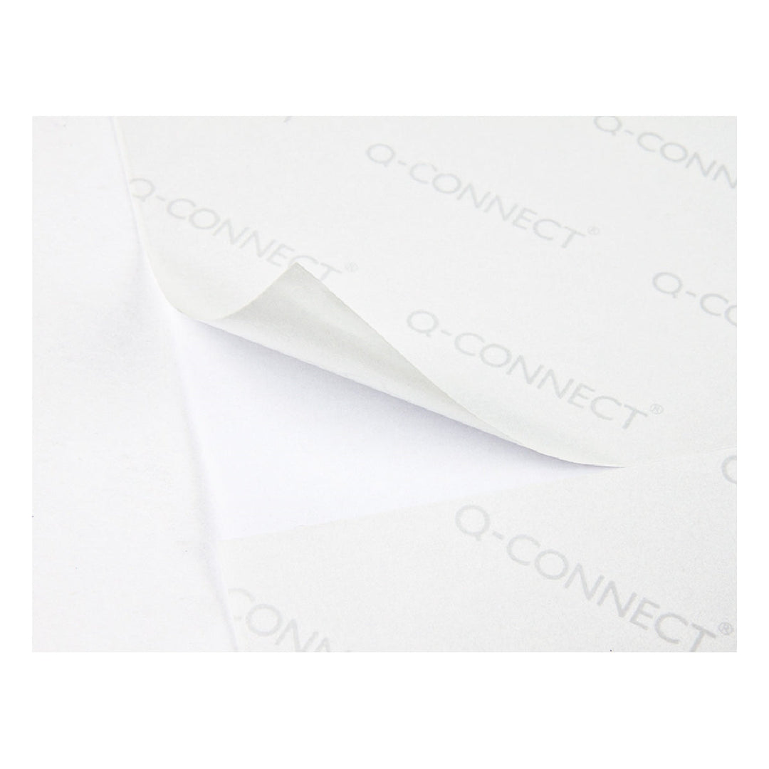 Q-CONNECT - Etiqueta Adhesiva Q-Connect Kf00228 -Tamano Din A4 -Para Ink-Jet -Transparente -Caja Con 25 Hojas Din-A4