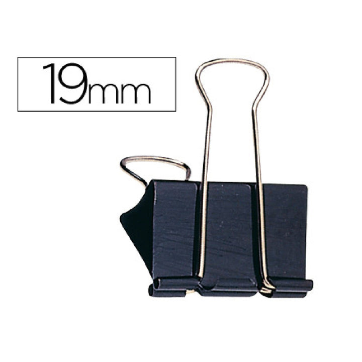 Q-CONNECT - Pinza Metalica Q-Connect Reversible N.1 19 mm Caja de 10 Unidades