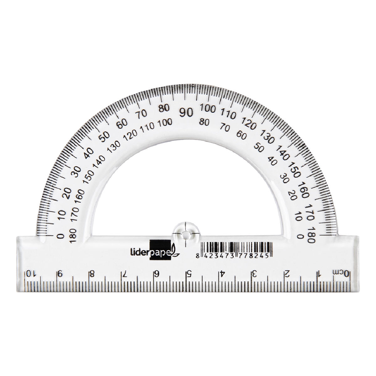 LIDERPAPEL - Semicirculo Liderpapel 10 cm Plastico