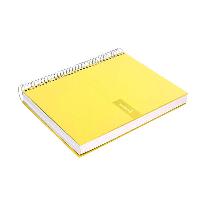 LIDERPAPEL - Cuaderno Espiral A4 con Margen 80h 90gr. AMARILLO