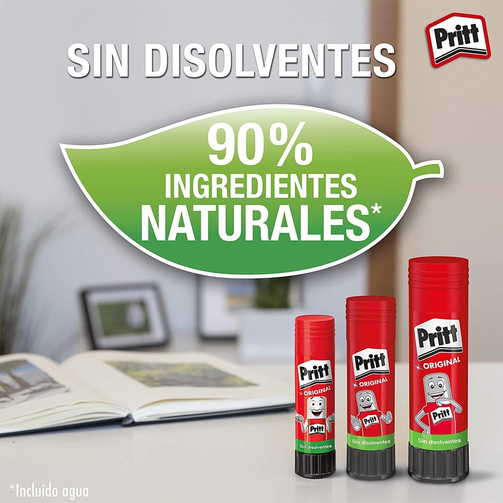 PRITT 1584622 - Barra Adhesiva en Stick, Pegamento Infantil Seguro. Pequeño 11 gr