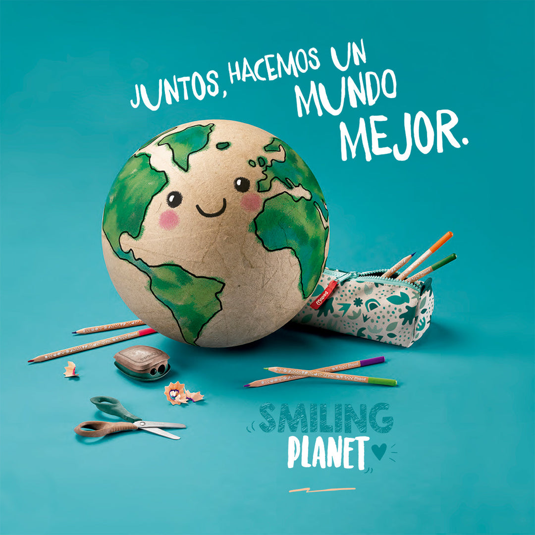 MAPED - Sacapuntas Doble con Depósito en Fibra de Madera FSC