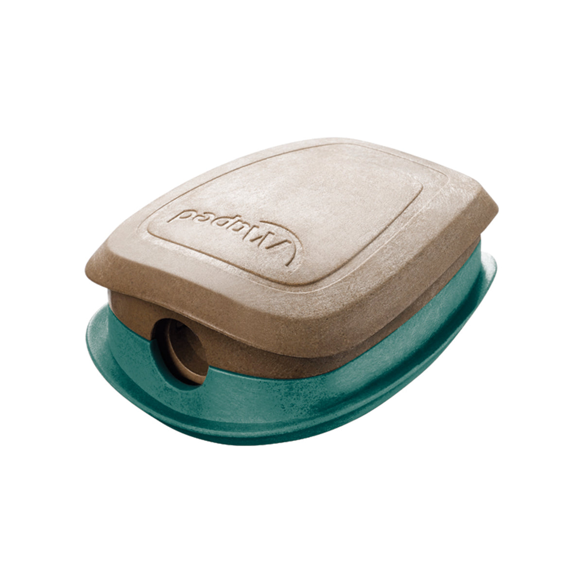 MAPED Smiling Planet - Sacapuntas Estándar con Depósito en Madera FSC