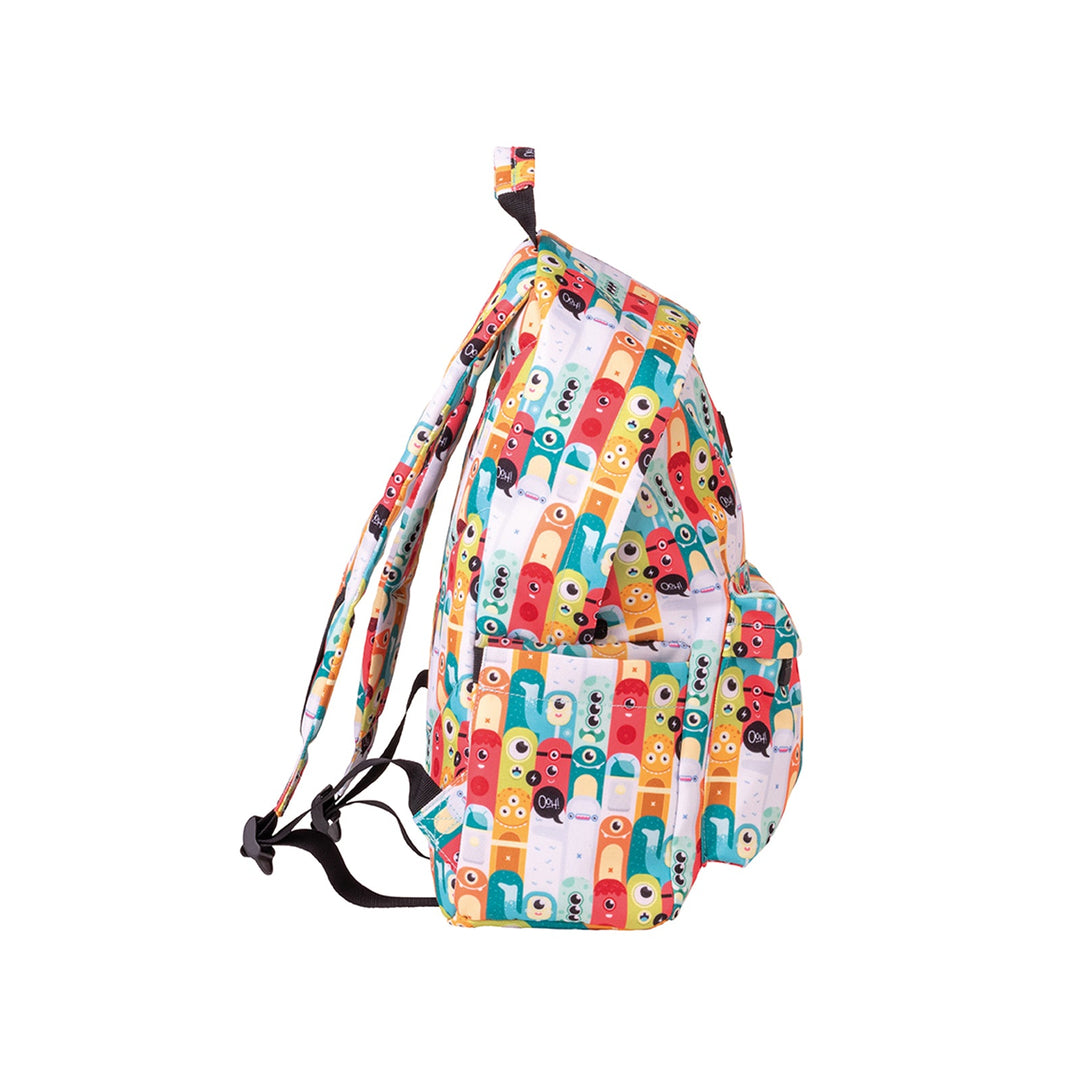 MILAN - Mochila Aliens Clasica con 2 Cremalleras 22L. Medidas 41x30x18 cm