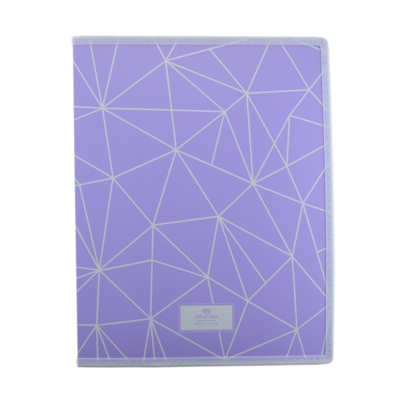 OFFICE BOX North Glace - Carpeta de Anillas A4 con Bolsillo Interior. Violeta