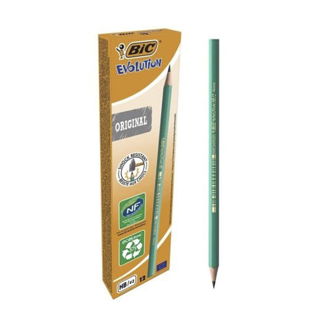 BIC 8803112 - Lápiz Hexagonal de Grafito HB/2 EVOLUTION Original