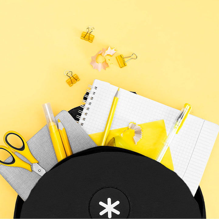 ANTARTIK - Mochila Escolar con Asas Acolchadas y Bolsillo Exterior. Negro