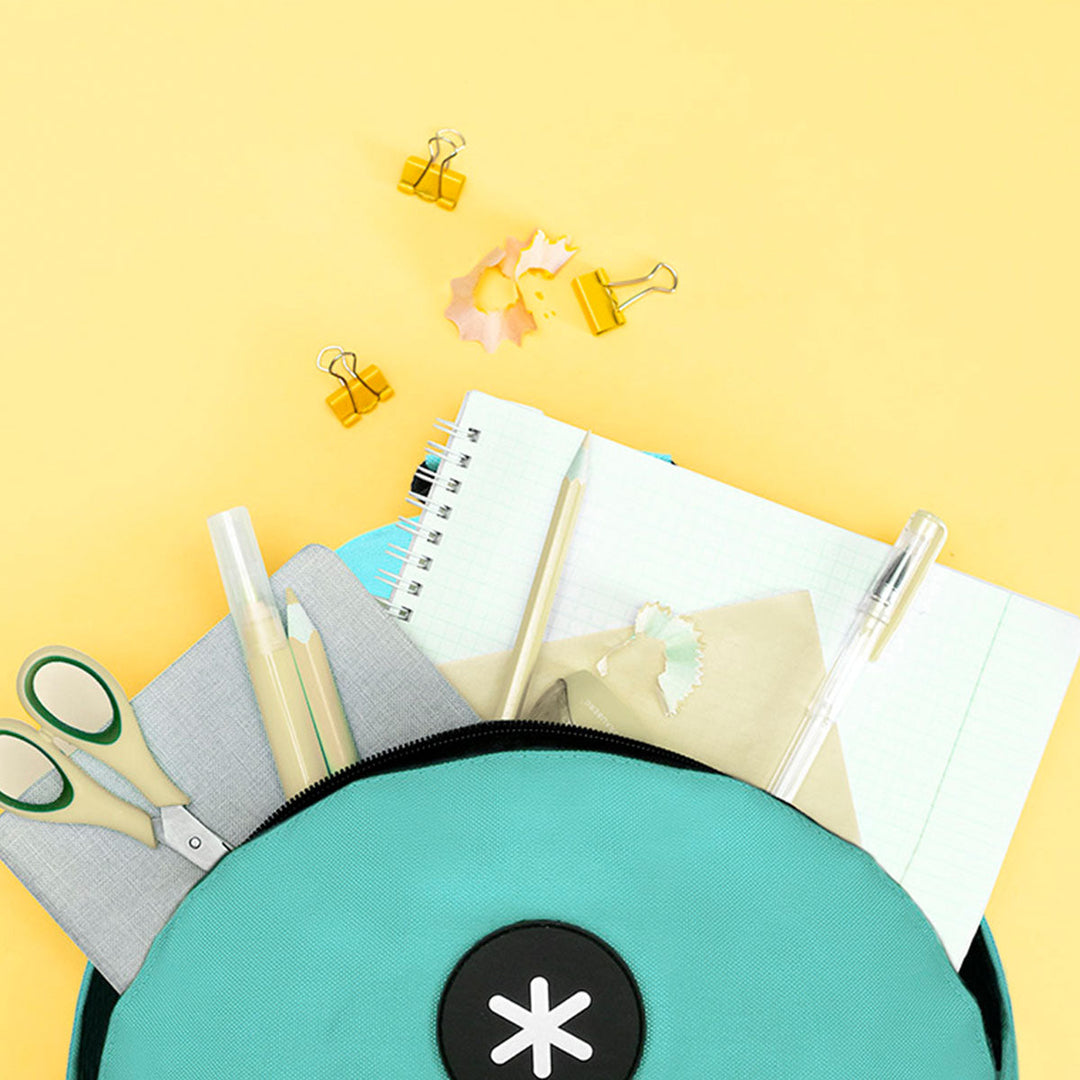 ANTARTIK - Mochila Escolar con Asas Acolchadas y Bolsillo Exterior. Menta