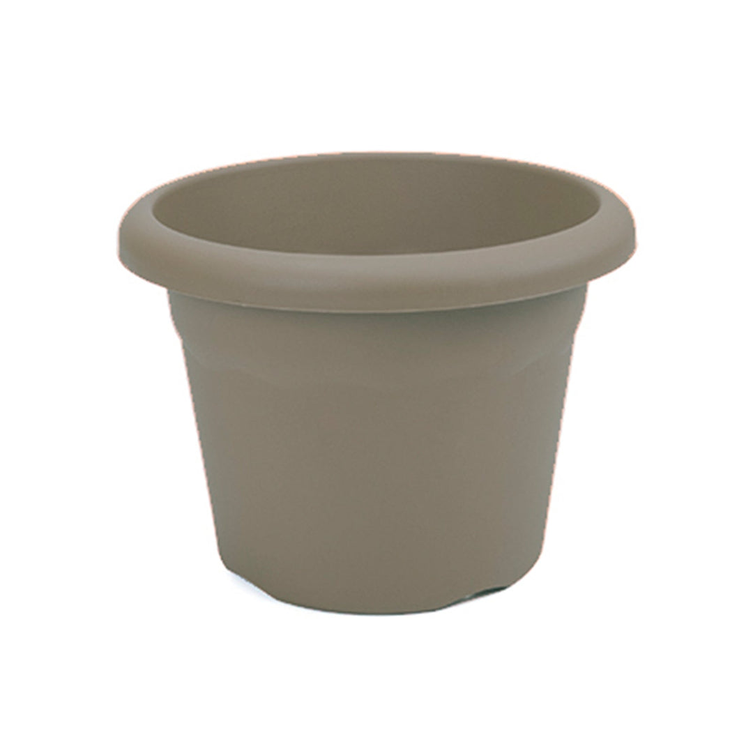 Plastiken TERRA - Maceta Redonda. Medida 26 cm 6L. Taupe