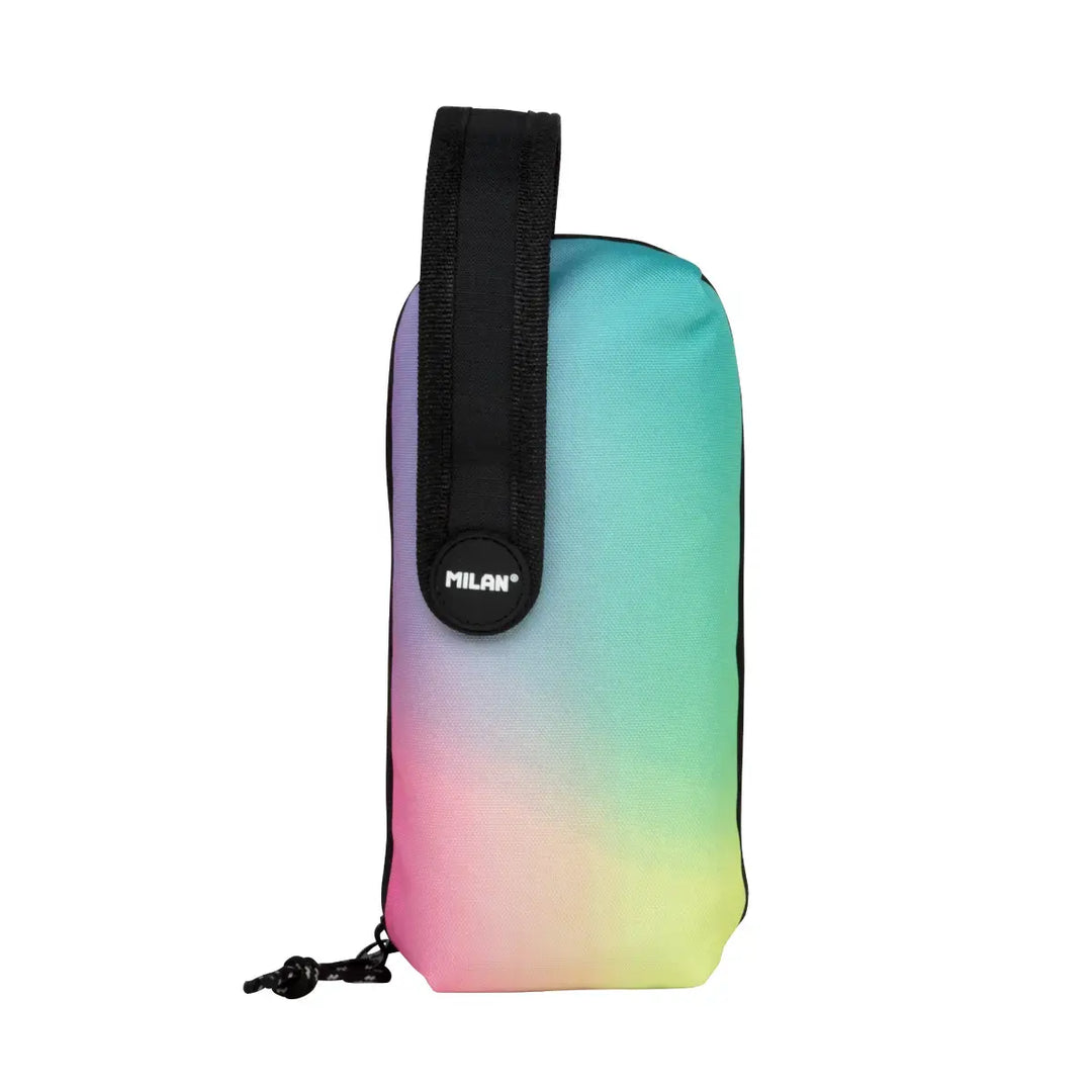MILAN - Kit de 4 Estuches con Contenido de 31 Piezas de Material Escolar. Sunset Negro