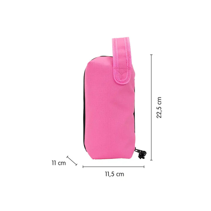 MILAN - Kit de 4 Estuches con Contenido de 31 Piezas de Material Escolar. Sunset Rosa