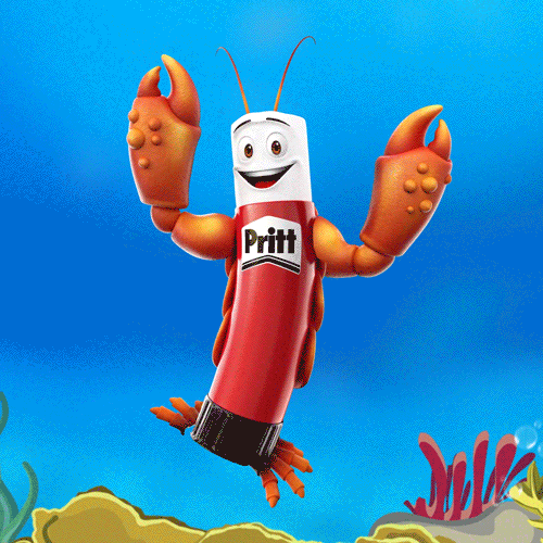 PRITT - Lote de 2 Barras Adhesivas en Stick de 22 gr + Tatuaje Bajo el Mar de Regalo