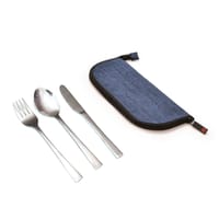 IRIS - Funda para Cubiertos Universal con Cierre de Cremallera,Burdeos