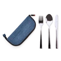 IRIS - Funda para Cubiertos Universal con Cierre de Cremallera,Burdeos