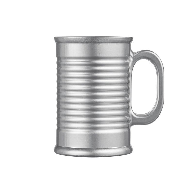 LUMINARC Conserve Moi Alu - Taza / Mug en Vidrio Templado Metalizado, Plata 320 ml