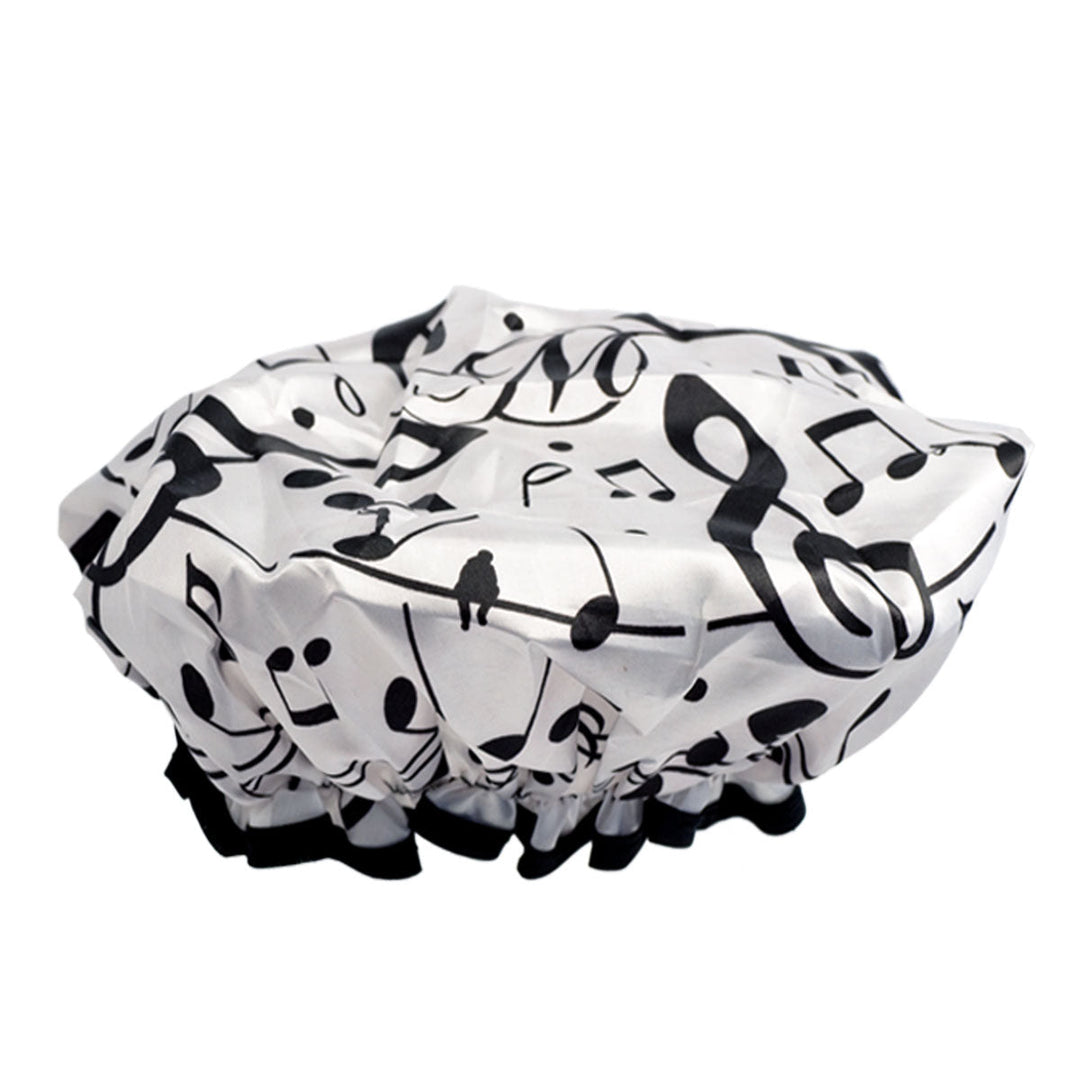 JAVIER Música - Gorro de Ducha Reutilizable e Impermeable