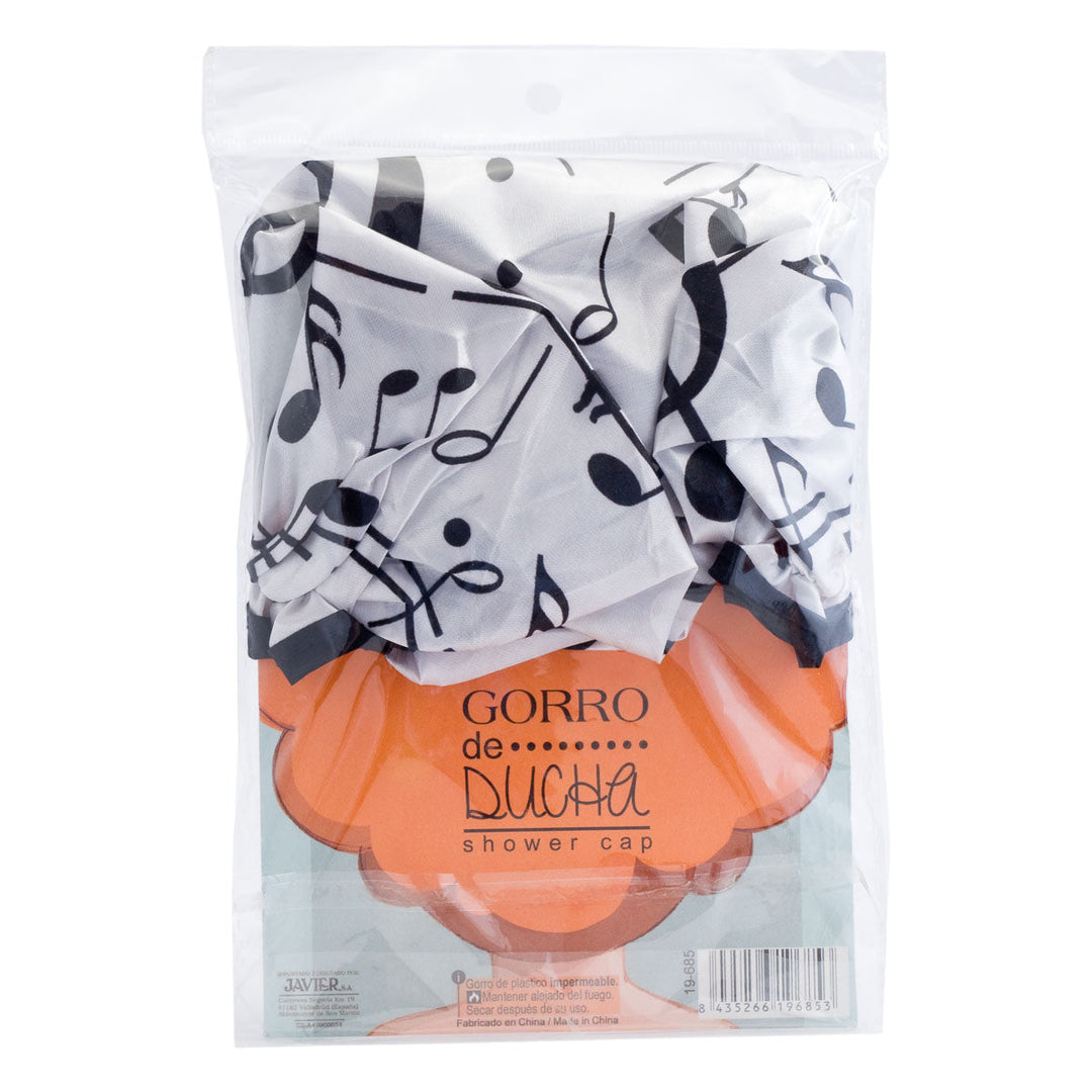 JAVIER Música - Gorro de Ducha Reutilizable e Impermeable