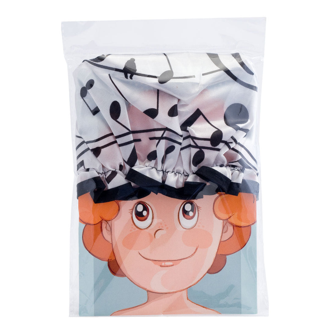 JAVIER Música - Gorro de Ducha Reutilizable e Impermeable