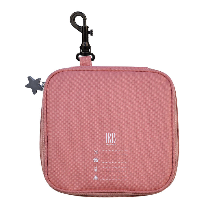 IRIS Snack Rico - Porta Sandwich Infantil Termoinsulado con Mosquetón, Rosa