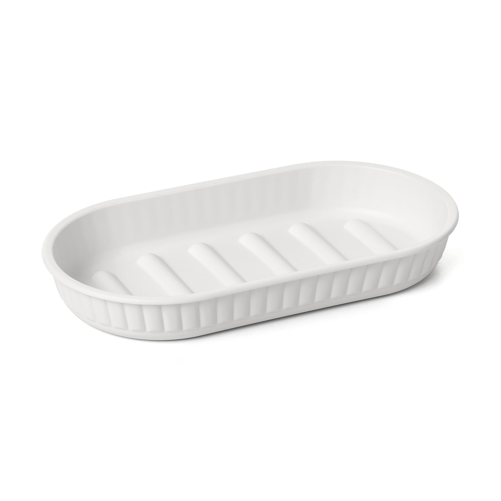 TATAY Baobab - Jabonera de Baño en Plástico PP05 Reciclable, Gris Antracita