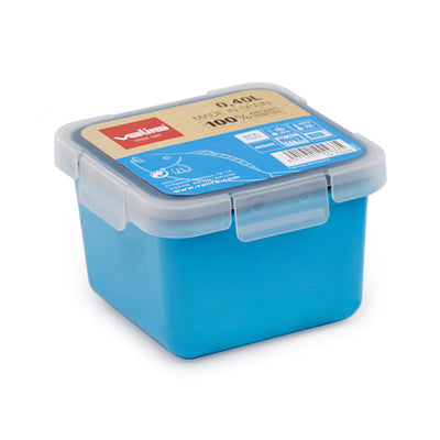 VALIRA Nomad - Recipiente Cuadrado 0.4L en Plástico Cerámico PBT. Azul
