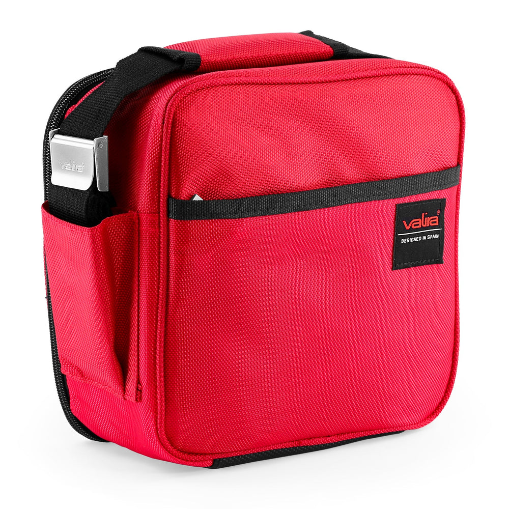 VALIRA Nomad Soft - Bolsa Térmica Porta Alimentos Flexible. Incluye Recipientes. Rojo