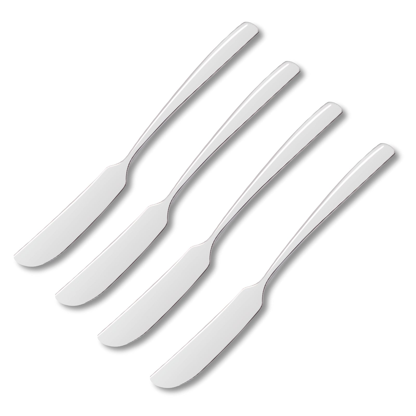 3 Claveles Bilbao - Set de 4 Palas de Pescado en Acero Inoxidable 22 cm