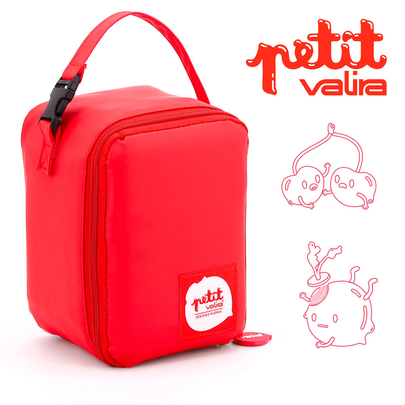 VALIRA Petit - Bolsa Térmica Porta Alimentos Infantil Lunch Bag. Frambuesa