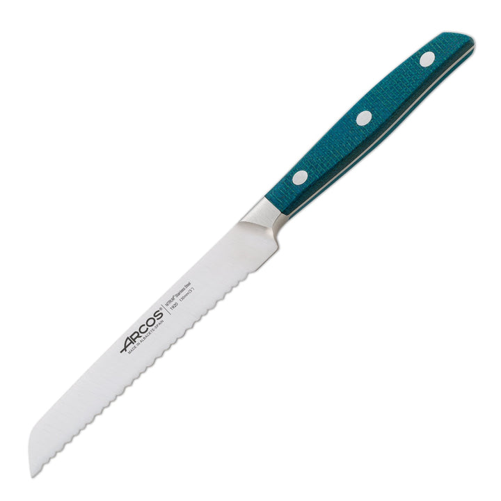 ARCOS Brooklyn - Cuchillo Tomatero 13 cm Acero Inoxidable Forjado Nitrum