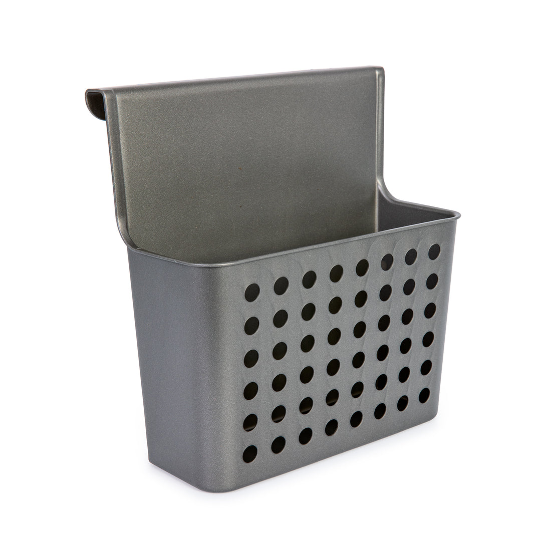 Plastic Forte - Cesta Colgante Balance para Puertas de Armarios. Ideal Cocina. Gris