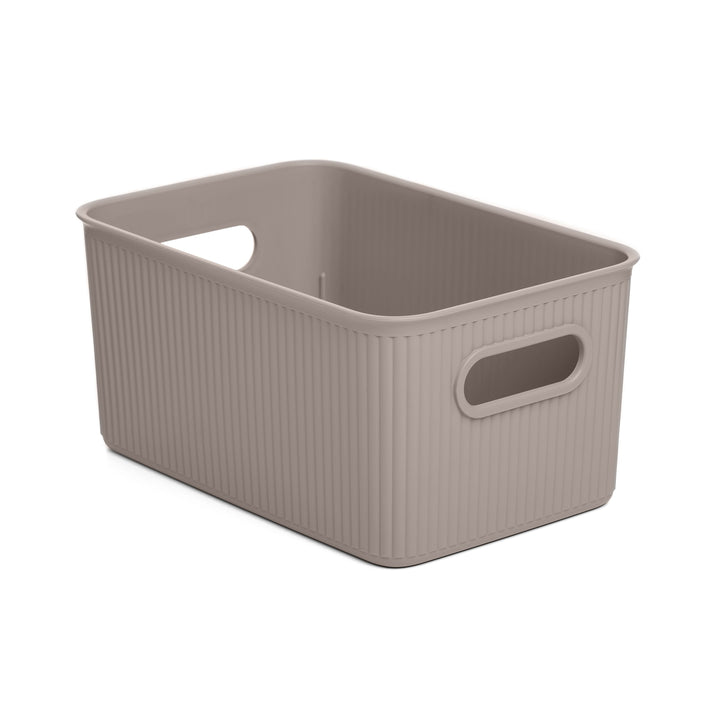 TATAY Baobab - Caja Organizadora Rectangular 5L Plástico PP05. Taupe