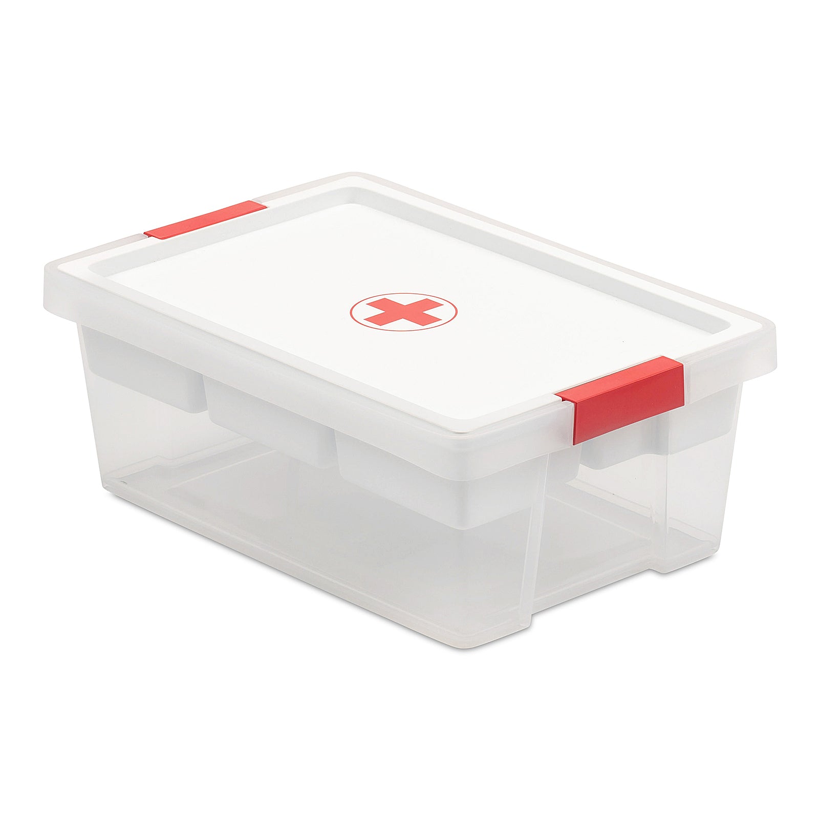TATAY - Caja Botiquín Multiusos Cruz Roja 7L con Organizador Interior