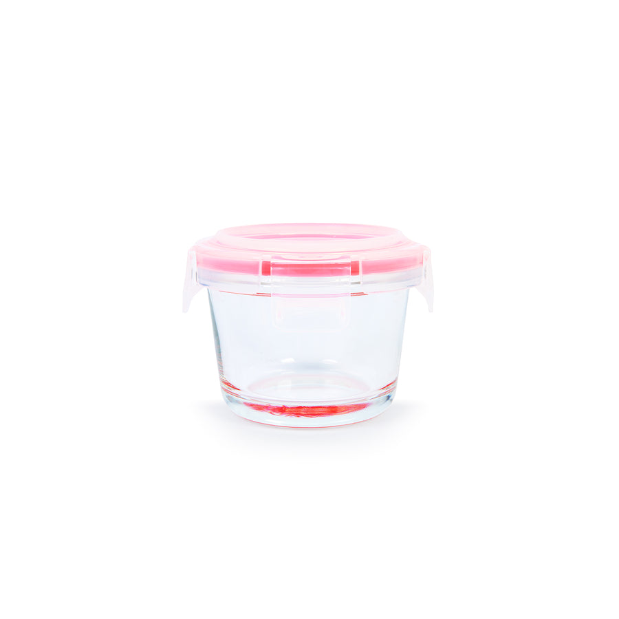 IBILI - Recipiente Redondo de 0.13L en Vidrio Borosilicato. Apto Horno