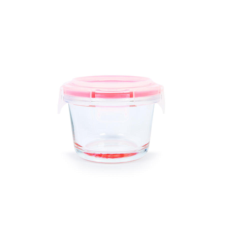 IBILI - Recipiente Redondo de 0.37L en Vidrio Borosilicato. Apto Horno