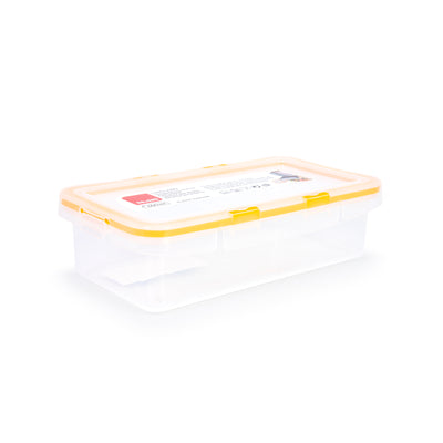 IBILI Lunch Away - Recipiente Rectangular de 0.6L en Plástico PP05. Naranja