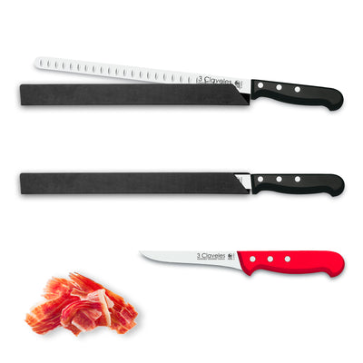 cuchillos jamoneros, cortadores de jamón, jamoneros profesionales