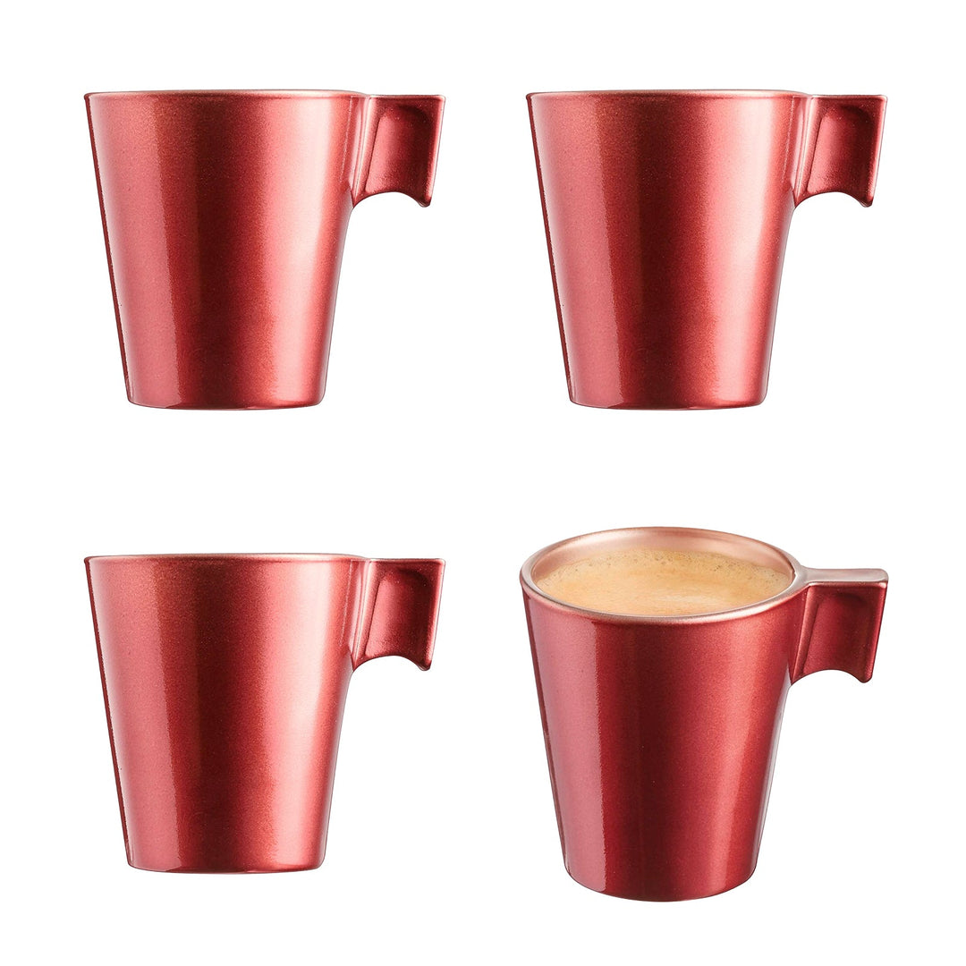 Luminarc Flashy - Taza de Café de 8 cl en Vidrio Templado. Astral Red