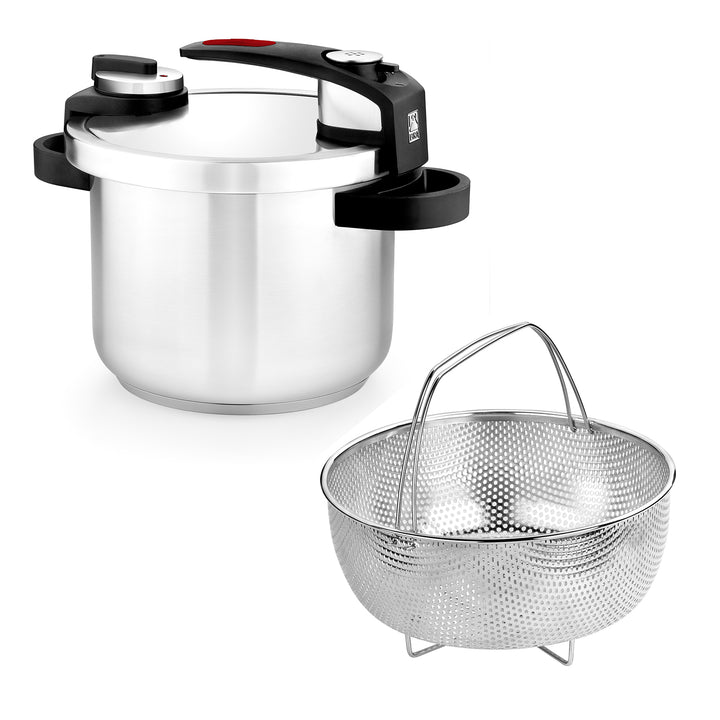 BRA - Cestillo para Cocinar al Vapor de 22 cm en Acero Inoxidable. Para Todas las Ollas