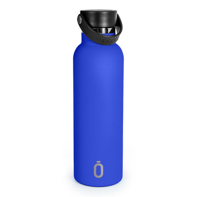 Runbott Sport - Botella Térmica Reutilizable de 0.6L con Interior Cerámico. Azul Reflex