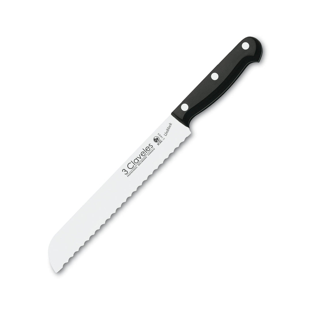 3 Claveles Uniblock - Cuchillo Panero Profesional 20 cm Acero Inoxidable