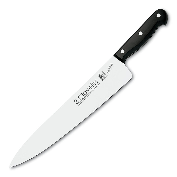 3 Claveles - Cuchillo Cocinero Profesional 30 cm. Gama UNIBLOCK. Ref. 01167