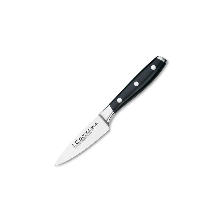 3 Claveles Toledo - Cuchillo Mondador Profesional 9 cm Acero Inoxidable