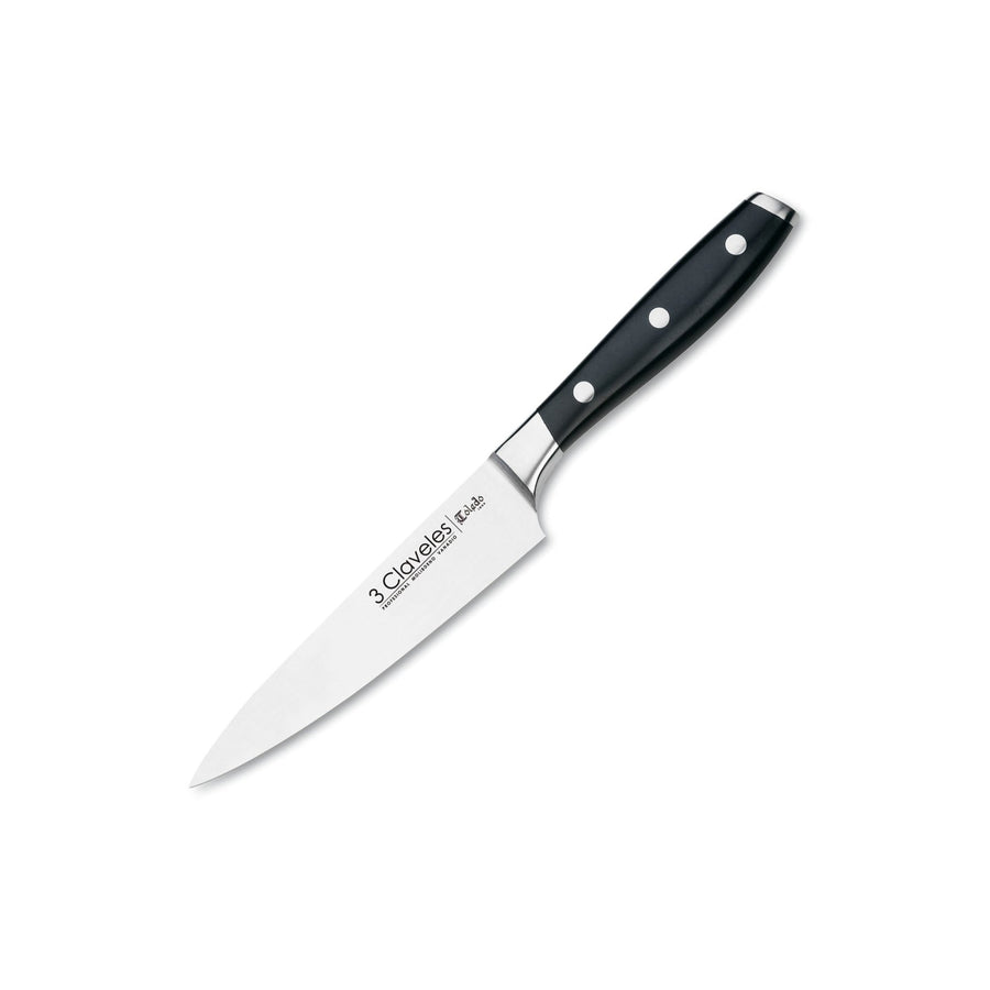 3 Claveles Toledo - Cuchillo Cocinero Profesional 13 cm Acero Inoxidable