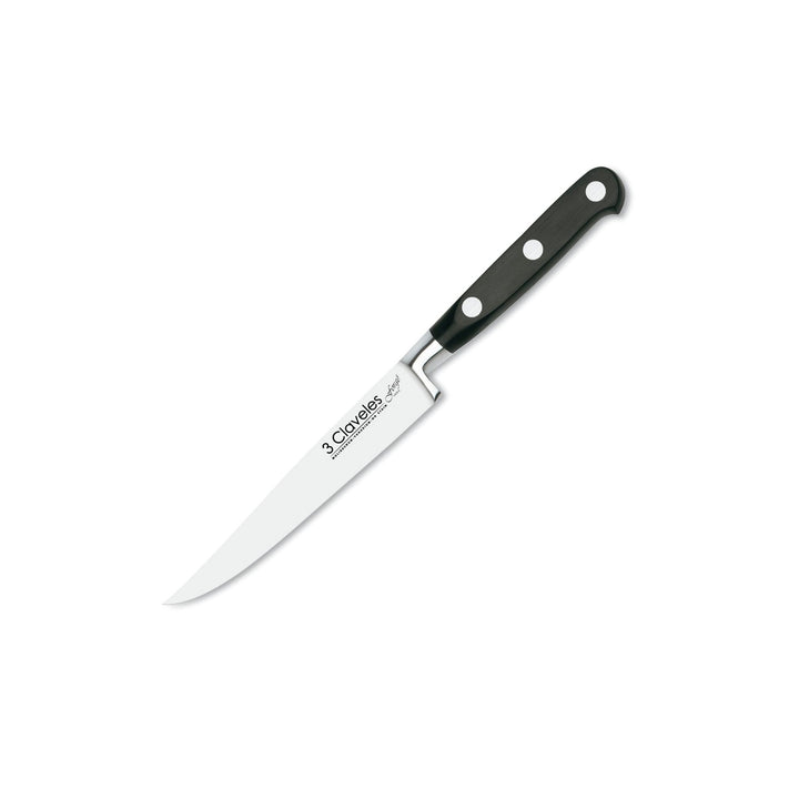 3 Claveles Forgé - Cuchillo Chuletero Profesional 12 cm Acero Inoxidable