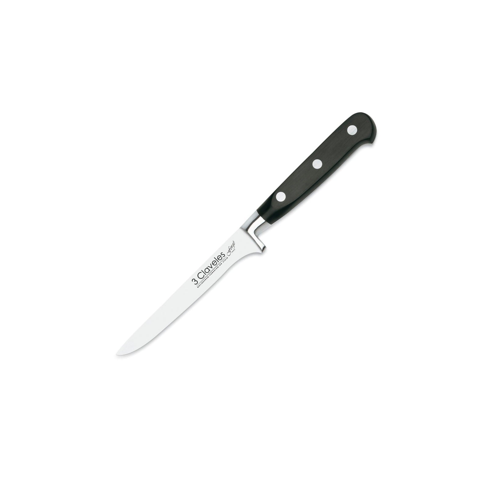3 Claveles Forgé - Cuchillo Deshuesador Profesional 13 cm Acero Inoxidable