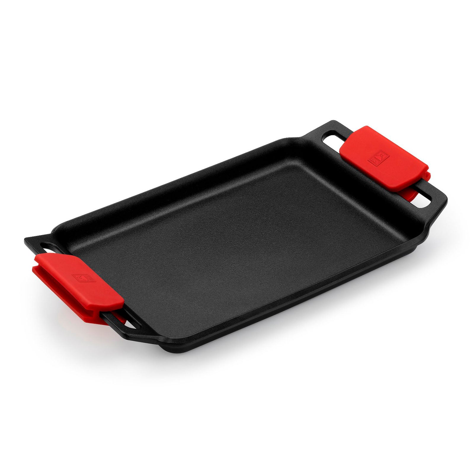 BRA Infinity - Parrilla Lisa 40 cm Antiadherente con Asas. Inducción y Horno
