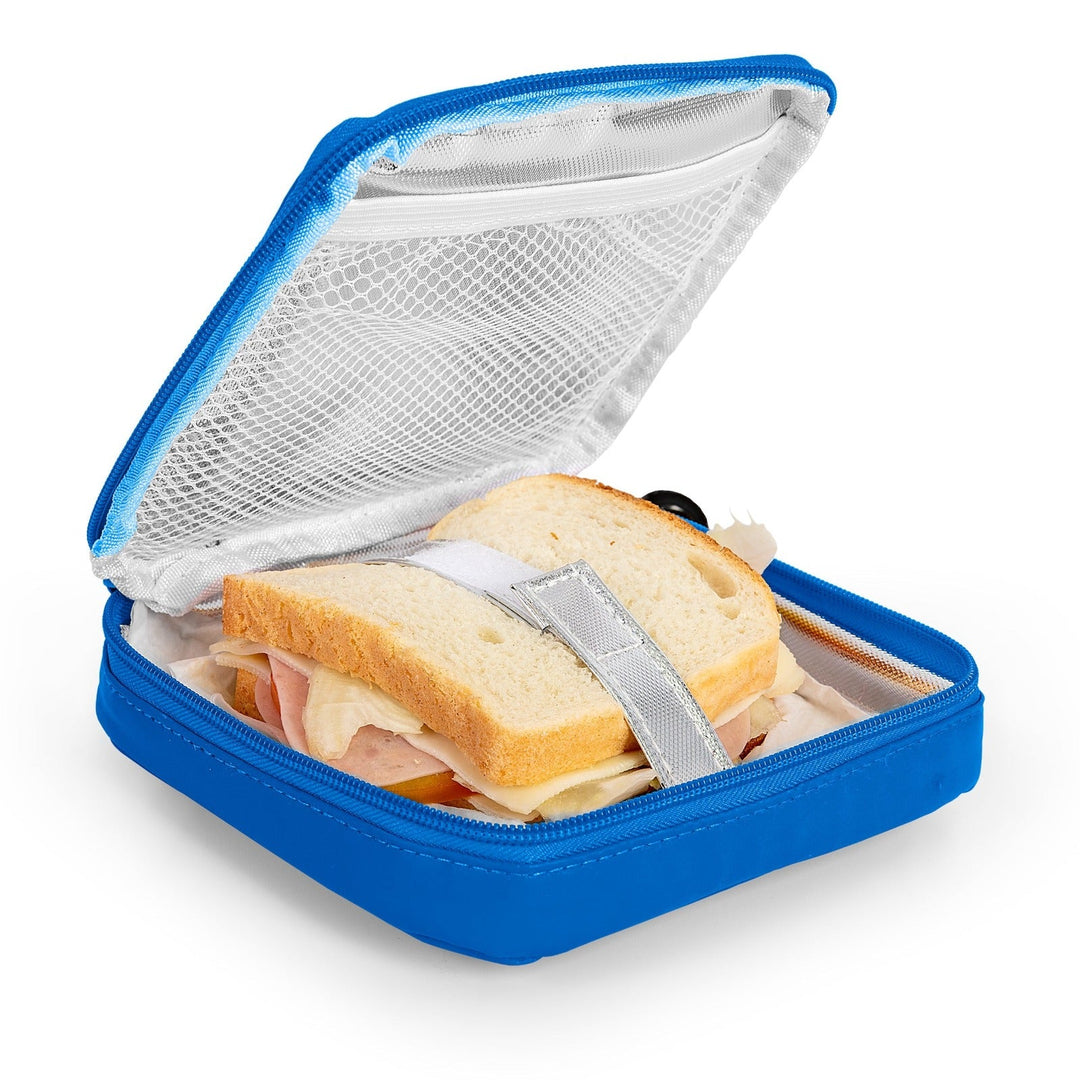 IRIS Kids - Porta Sandwich Infantil Termoinsulado con Mosquetón, Azul