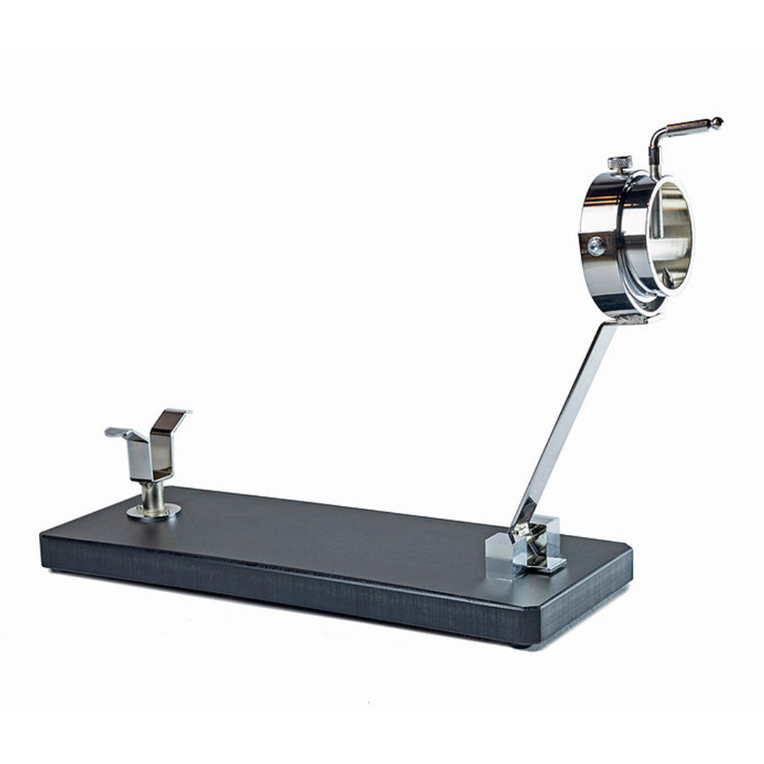 BELLO Mont Blanc - Soporte Jamonero Plegable en Fibra y Acero con Cabezal Giratorio. Blanco