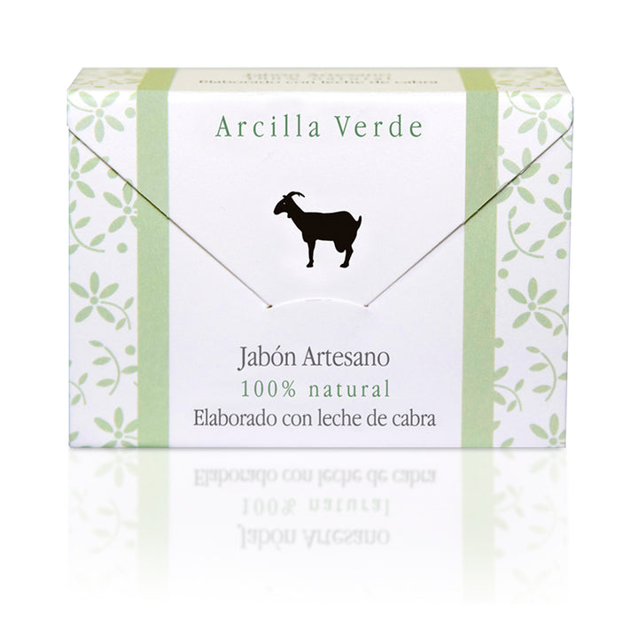 Jabón de Leche de Cabra con Arcilla Verde